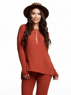 OJG Arlette Sweater In Arabian Spice Clothing