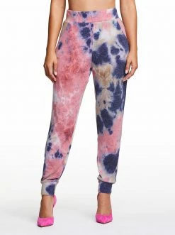 OJG Riya Tie Dye Pant In Multi Tie Dye