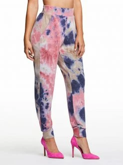 OJG Riya Tie Dye Pant In Multi Tie Dye