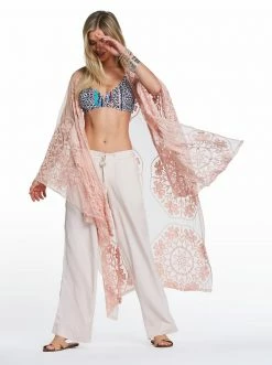 OJG Clothing Nara Beach Pant In Peach Blush