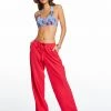 OJG Clothing Nara Beach Pant In Rose Red