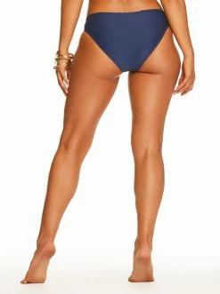 Amerex Pretty In Pique Side Ruched Hipster In Mood