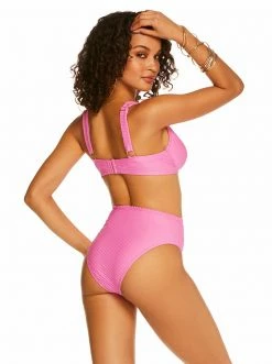 Amerex Pretty In Pique Underwire D-Bra Top In Femme