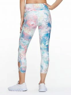 Rockfit Aiden Capri In Ice Green Tie-Dye