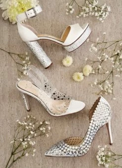 Camuto Jaisey High Heel Slingback In Clear