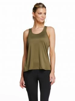 Rockfit Rory Tank In Ivy Green Clothing