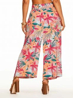 OJG Rosalie Wide Leg Pant In Floral Canopy