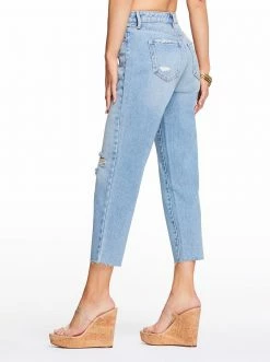 OJG Clothing Spotlight High Rise Straight Jeans In Last Light