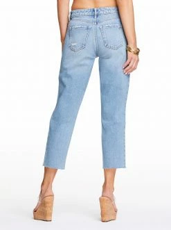 OJG Clothing Spotlight High Rise Straight Jeans In Last Light
