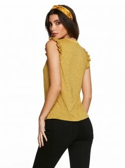 OJG Clothing Sage Tee In Golden Rod