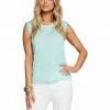 OJG Clothing Sage Tee In Gardenia Marine Green