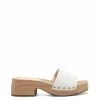 Camuto Rexile Platform Slide In White Shoes