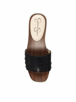 Camuto Rexile Platform Slide In Black