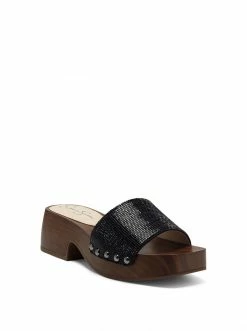 Camuto Rexile Platform Slide In Black