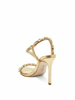 Camuto Jaycin High Heel Sandal In Gold Shoes