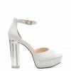 Camuto Pisila Platform Sandal In White Shoes
