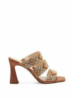 Camuto Shoes Oani Slide In Ginger Cookie
