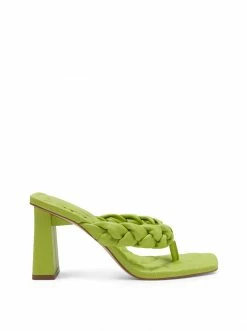 Camuto Shoes Zaliye High Heel Thong Sandal In Green