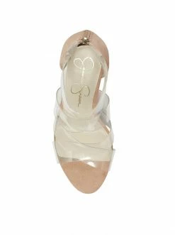 Camuto Dysti High Heel Sandal In Clear