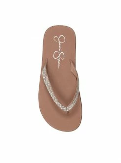 Camuto New Arrivals Kalouy Flat Flip Flop In Chai Latte