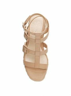Camuto Koyze Platform Wedge Sandal In Buff New Arrivals