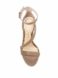 Camuto Shoes Rayli High Heel Sandal In Gold