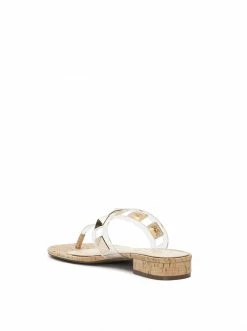 Camuto New Arrivals Movena Flat Thong Slide In Clear