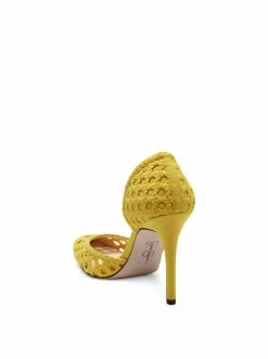 Camuto Paimee D'Orsay Pump In Yellow Shoes