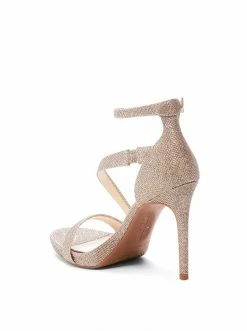 Camuto Shoes Rayli High Heel Sandal In Gold