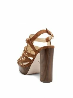 Camuto Rienne Platform Sandal In Tobacco