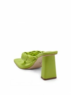 Camuto Shoes Zaliye High Heel Thong Sandal In Green