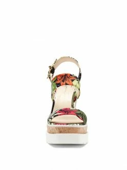 Camuto Shoes Maede Platform Wedge Sandal In Tropical