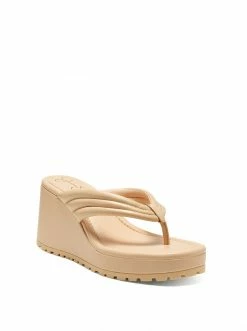 Camuto Kemnie Wedge Slide In Vanilla