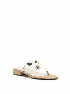 Camuto New Arrivals Movena Flat Thong Slide In Clear