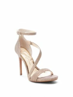 Camuto Shoes Rayli High Heel Sandal In Gold