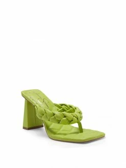 Camuto Shoes Zaliye High Heel Thong Sandal In Green