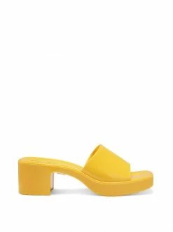 Camuto Gavena Slide In Yellow Shoes