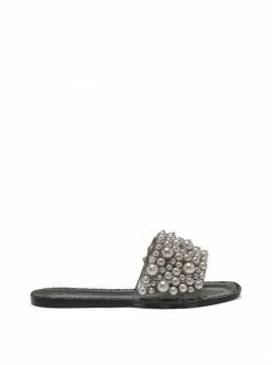 Camuto Kassime Flat Slide In Smoke Pearl Shoes