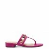Camuto Shoes Movena Flat Thong Slide In Pink