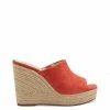 Camuto Shantelle Platform Wedge Slide In Orange New Arrivals