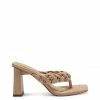 Camuto Shoes Zaliye High Heel Thong Sandal In Buff
