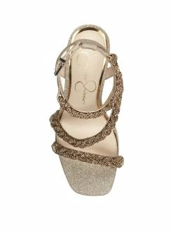 Camuto Oriema High Heel Sandal In Champagne