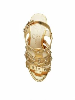 Camuto Rienne Platform Sandal In Gold