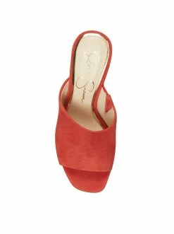 Camuto Shantelle Platform Wedge Slide In Orange New Arrivals