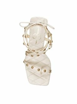 Camuto Shoes Zayve High Heel Thong Sandal In Chalk