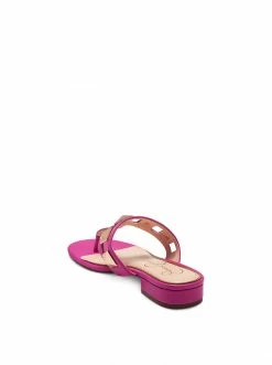 Camuto Shoes Movena Flat Thong Slide In Pink