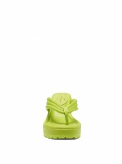 Camuto Kemnie Wedge Slide In Spring Green Shoes