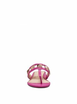 Camuto Shoes Movena Flat Thong Slide In Pink