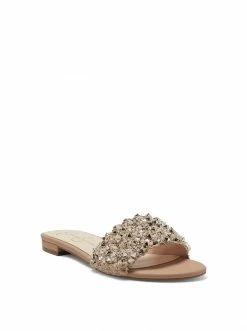 Camuto Aprio Flat Slide In Natural