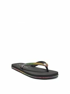 Camuto Kalouy Flat Flip Flop In Black Shoes
